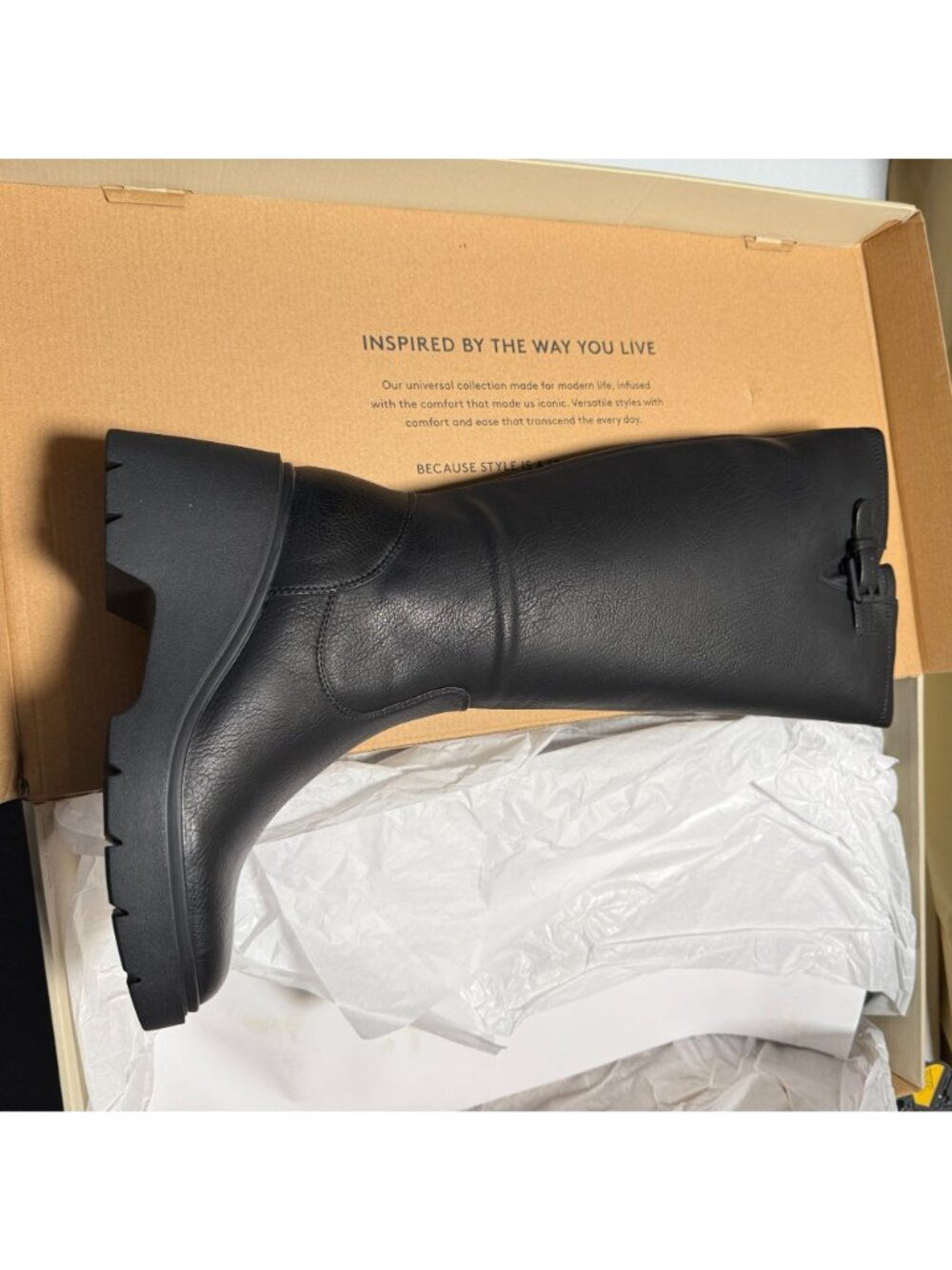Soul Naturalizer Cache Women’s Knee High Zipper Boots Black Size 9 NEW - Picture 6 of 8